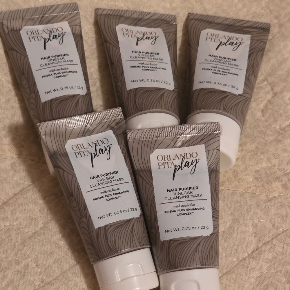 Orlando Pita Play Hair Purifier Vinegar Cleansing Mask 0.75 oz Lot of 5 New Set
